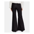 thumbnail image 2 of FREE PEOPLE Womens Black Flare Pants Size: 26, 2 of 4
