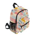 thumbnail image 2 of FORMRS School Backpack with Front Zippered Pocket 12" Student Travel Daypack, Pink Floral, 2 of 6