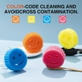thumbnail image 2 of Scrub Daddy Colors 8 Pack Assorted Colors Scratch-Free Multipurpose Sponge BPA Free & Made with Polymer Foam - Stain & Odor Resistant Kitchen Dish Sponge, 2 of 6