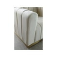 thumbnail image 6 of Meridian Furniture Marlon Cream Velvet Loveseat, 6 of 8