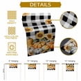 thumbnail image 5 of Pumpkin Sunflower Table Runner, Autumn Thanksgiving Kitchen Dining Table Decoration for Home Party Decor 13x108 Inches, 5 of 9