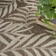 thumbnail image 5 of Nourison Garden Oasis Indoor/Outdoor Mocha 8' x 10' Area Rug (8x10), 5 of 9