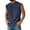 Royal Blue_002, variant on Mens Cotton Sleeveless Tank Tops Trendy Casual Crewneck Muscle Gym Tank Tops Summer Quick Dry Solid Color Beach Tank Top Blue L