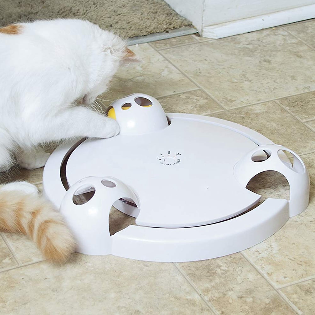 Pounce Cat Toy Interactive Automatic Toy Adjustable Electronic Battery Operated Toy Walmart