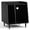 Black, variant on FAGAGA 18" Record Player Stand,Turntable Stand with Vinyl Record Storage,vinyl record storage cabinet for Living Room,Mid-Century Modern Turntable Stand,Brown