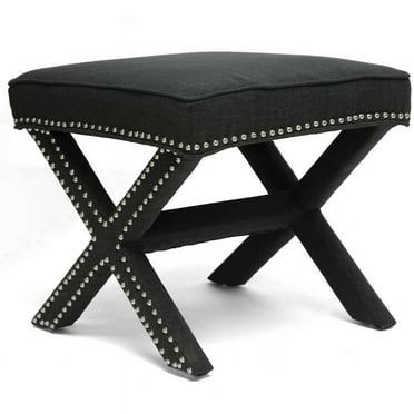 Baxton Studio Marnie Gray Linen Modern Bench