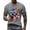 Gray, variant on 2026 New USA Soccer Jersey T-Shirt, United States Jersey Soccer, USA Team Pattern Crew Neck Short Sleeve Athletic Casual Football Top for Adult(Gray, 2XL)