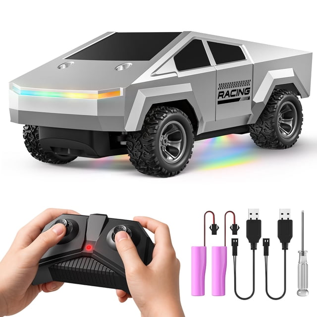 Coche de control remoto HOMETALL RC Trucks 2WD para niños mayores de 3 años