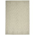 thumbnail image 3 of Nourison Linked Distressed Chevron Ivory/Grey 5' x 7'6" Area Rug, (5' x 8'), 3 of 9