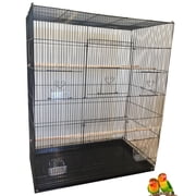 X-Large Flight Bird Breeding Breeder Cage With 3/8-inch Bar Spacing for Small Sized Parakeet Lovebird Canary Aviary Budgies Finches