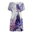 thumbnail image 4 of Vestido de verano para mujer, vestido informal con manga larga, vestido largo Fridja  qw1880, 4 of 6