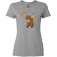 thumbnail image 3 of Inktastic Cute Moose Women's T-Shirt, 3 of 5