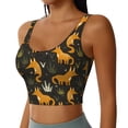 thumbnail image 2 of Sikiie Funny Fox by the Field Sports Bra for Women, Sports Bra Athletic Running Sports Bra, Workout Bra, Yoga Bra-X-Large, 2 of 8