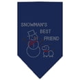 thumbnail image 6 of Mirage Pet Snowman's Best Friend Rhinestone Bandana Cocoa Large, 6 of 10
