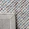 thumbnail image 6 of SAFAVIEH Abstract Millicent Geometric Wool Area Rug, Ivory/Navy, 5' x 8', 6 of 10