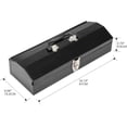 thumbnail image 3 of Torin 16" Steel Tool Box with Handle and Metal Latch Closure, Portable Tool Storage, 3 of 5