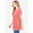 thumbnail image 3 of Woman Within Plus Size Layered-Look Tee, 3 of 6