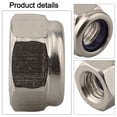 thumbnail image 3 of 175Pcs 304 Stainless Steel Metric Lock Nut Kit Nylon Inserts Hex Lock Nuts Boxed, 3 of 9