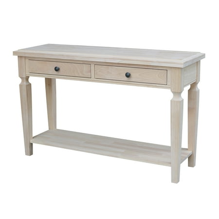 Vista Console Sofa Table Unfinished