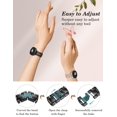 thumbnail image 5 of Wearlizer Metal Band Compatible with Samsung Galaxy Watch 9/8 40mm 44mm & Watch 8 Classic 46mm, Dressy Stainless Steel Chain Bracelet Band for Women, No Gap Adjustable Strap, 5 of 7
