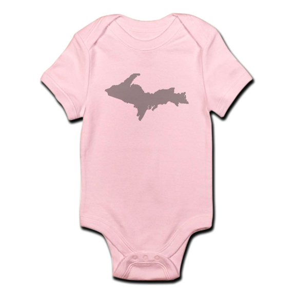 CafePress - Upper Peninsula Infant Bodysuit - Baby Light Bodysuit