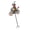 C, variant on Iron Jesters Shape Weather Vane Clown Wind Spinner With Rustproof Coating Ideal For Flower Bed Garden Decoration