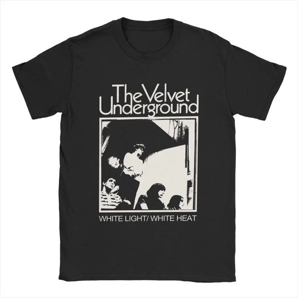 Camisetas de banda subterránea de terciopelo para hombres y mujeres ropa de calle de manga corta algodón lindo versátil Harajuku Tops casuales divertidos Unisex