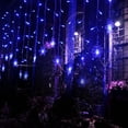 thumbnail image 7 of 11.5ft 96 LED Snowflake Curtain String Lights 8 Modes Flashing Lights Christmas Tree Lights Waterproof Holiday Party Connectable Fairy Light, 7 of 7
