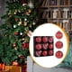 thumbnail image 5 of 9 Adornos Navideños de Bolas Brillantes, Irrompibles, de 8 cm, para Decoración Colgante Navideña, Ideales para Fiestas, Bodas y Reuniones Familiares. Rojo, 5 of 8