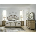 thumbnail image 4 of Weston Hills Queen Fabric Upholstered Bed in Brown Finish by Pulaski Furniture, 4 of 11
