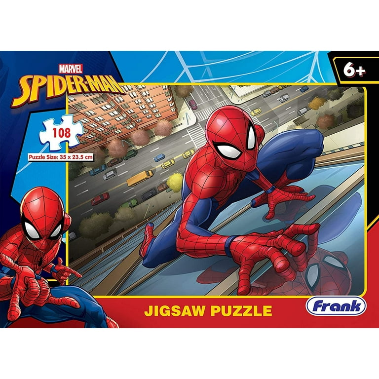 Frank Marvel Spider-Man 108 Piece Jigsaw Puzzle for Kids Age