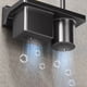 thumbnail image 4 of RKSTN toilet brush Wall-mounted Toilet Brush With Base Two Storage Holes Household No Dead Angle Toilet Brush Toilet Cleaning Brush Set, 4 of 6