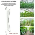 thumbnail image 4 of Pack Of 15 Tomato Hanging Hooks Tomato Hooks Greenhouse Hanging Seedlings 15m Rope Long Hook Falling Vines Hanging Seedlings - Notes For Ordering: White Minimum 450 Pieces, 15m, 4 of 8