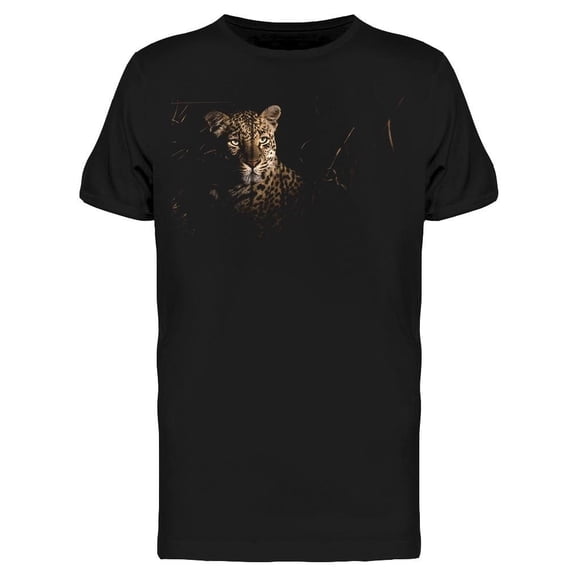 Leopard Staring Quietly Tee Men's -Image by Shutterstock