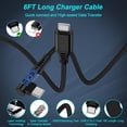 thumbnail image 4 of 25W PD Dual-Port Fast Wall Charger Block with 6FT Type-C Cable, Power Adapter Compatible with iPhone 17/16/15 Pro Max iPad Pro Galaxy S26 Android,Black, 4 of 7