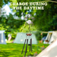 thumbnail image 1 of Wind Chimes for Outside, Star Solar Windchimes Outdoors, Waterproof LED Glass Ball Wind Chime, Garden Decor A, 1 of 10