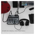 thumbnail image 3 of 4 Channel Mixer 48V Phantom Power USB Studio Sound Mixers Bluetooth DJ Console Mixing, 3 of 7