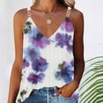 thumbnail image 2 of JINMGG Women's Summer Casual Sleeveless Blouse V Neck Tops T-Shirt Vest for Women Multicolor XXL, 2 of 6