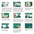 thumbnail image 2 of Lot de 12 feuilles de film thermorétractable colorées pour porte-clés, accessoires faits main, 14,5 x 20 cm, 2 of 2