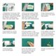 thumbnail image 2 of Lot de 12 feuilles de film thermorétractable colorées pour porte-clés, accessoires faits main, 14,5 x 20 cm, 2 of 2