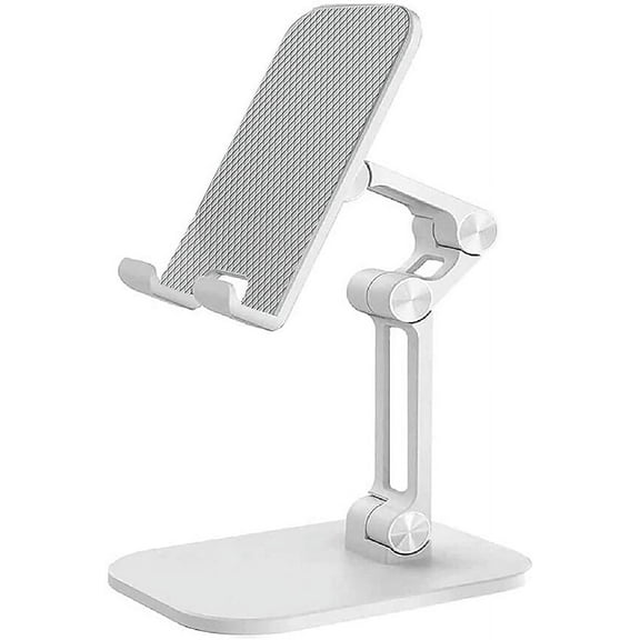 Cell Phone Stand, Fully Foldable, Angle Height Adjustable Cell Phone Stand, Suitable for 4-13 Inches Phones and Tablets (Black)