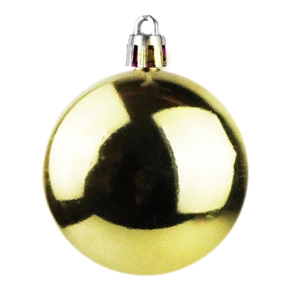 Shiny Reflective Christmas Ball Ornaments,3.93" Shatterproof Hanging Baubles, Gloss Holiday Spherical Pendants, Christmas Tree Decorations, Party Display Ornaments, Decorative Baubles for Xmas Tree