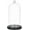 110x155mm, variant on Cloche Glass Dome Clear Glass Display Dome Cloche Bell Jar Dome Cover with Top Handle Decorative Display Case for Plants Flower Cake Clay Succulents Christmas Display 7.9x4.5 inch