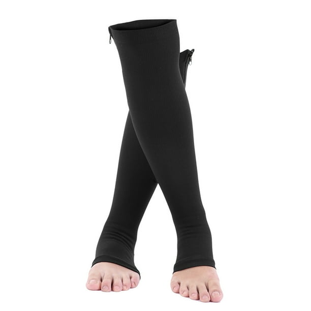 Calcetines de soporte para rodillas, calcetines de compresión, calcetines deportivos de compresión para pantorrillas, calcetines para aliviar varices, diseñados a medida