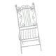 thumbnail image 4 of Mesa y silla para casa de muñecas en miniatura, juego de mesa de jardín de hadas, decoración, juguete para niños, 1/12 Silla Blanca, 4 of 7