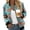 4-Light Blue, variant on Womens Casual Daily Jackets Lightweight Zip Up Casual Jacket Leopard&Floral Print Coat Stand Collar Short Sports Outwear Zipper Tops