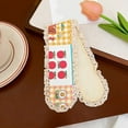 thumbnail image 4 of Delicate Floral Pattern Hair Band Secure Fixing Bangs Soft Fabric Hair Organiser Headdress For Active Lifestyle, 4 of 11