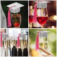thumbnail image 4 of LOLIPPYY 5Pcs Silver Graduation Goblet Caps Wine Cup Covers for Festive Party Decorations, 4 of 7