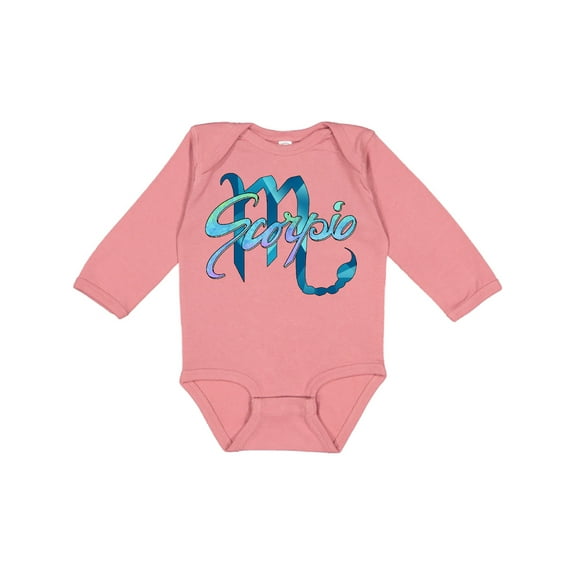 Inktastic Scorpio Zodiac Sign Boys or Girls Long Sleeve Baby Bodysuit