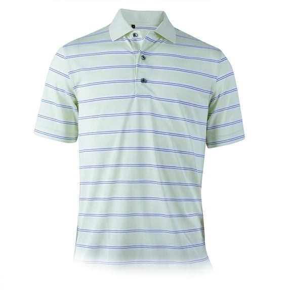 Monterey Club Men's Wilson Stripe Texture Golf Polo Shirt #1671